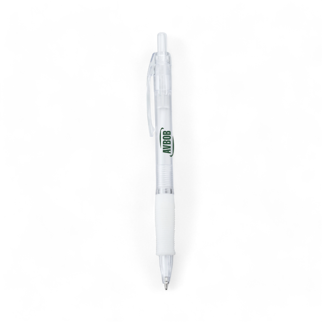 Avbob-pen-white-trinity-ball-pen-Photoroom.png Pen Trinster - White (Sold in Sets of 300) - Image 1