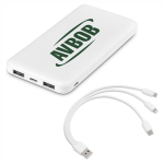 10,000 mAh Powerbank - White (Sold in sets of 15)